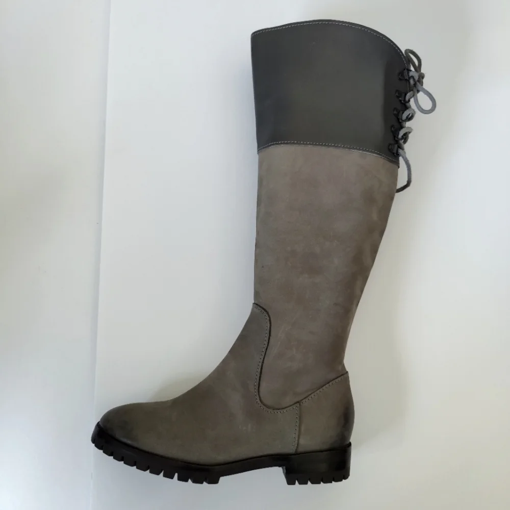 Cole Haan Kensington Air Waterproof Suede Gray Boots